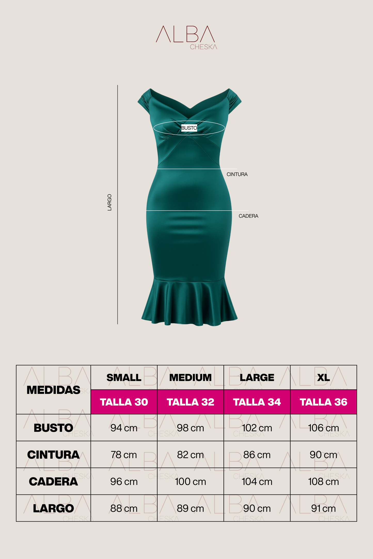 Vestido Julieta Verde