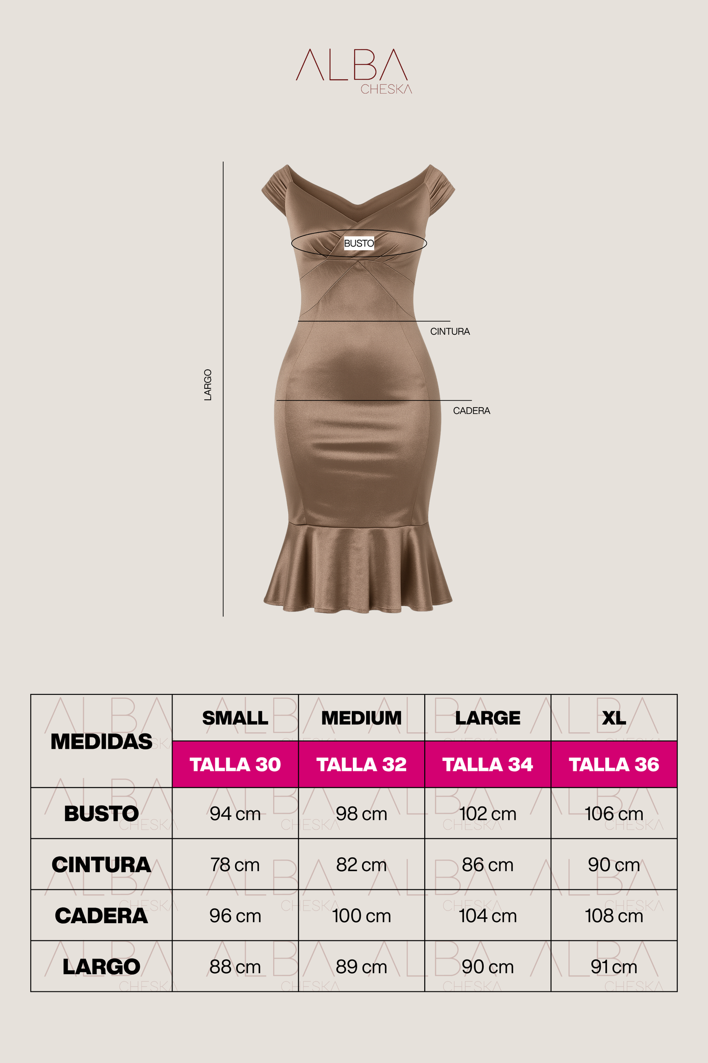 Vestido Julieta Cobre