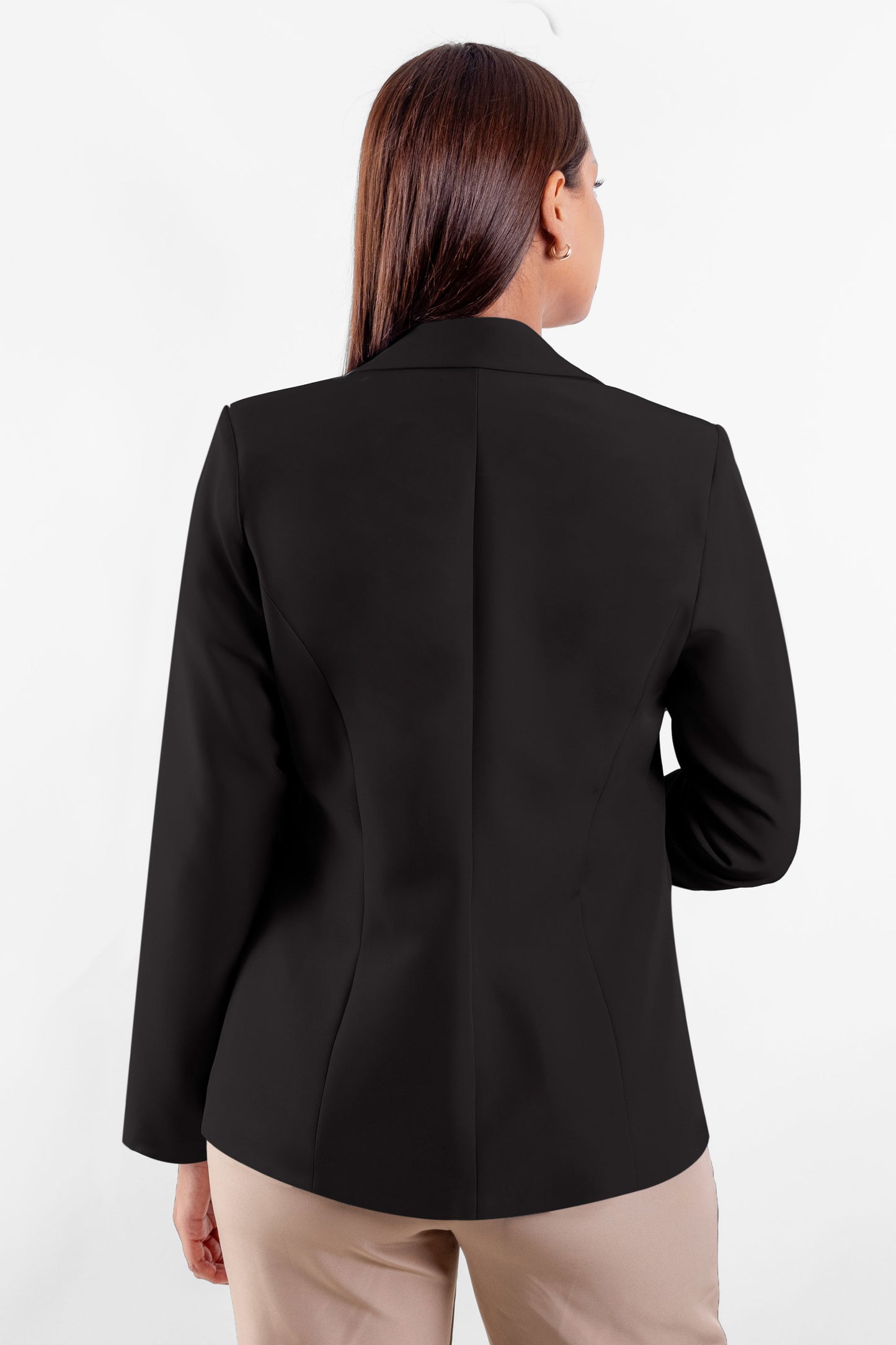 Blazer con botones forrado Leydi negro