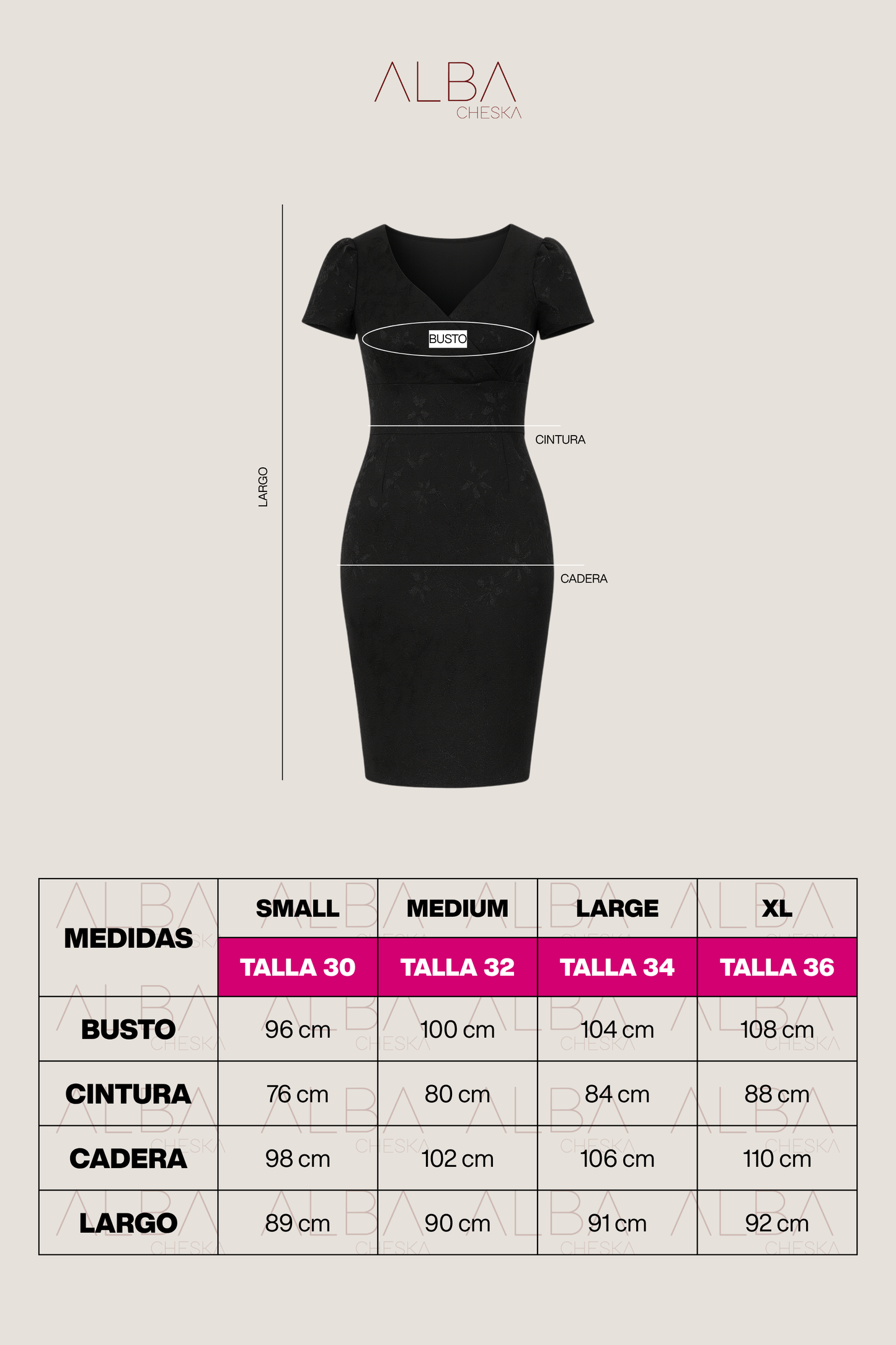 Vestido de Encaje Iris Negro