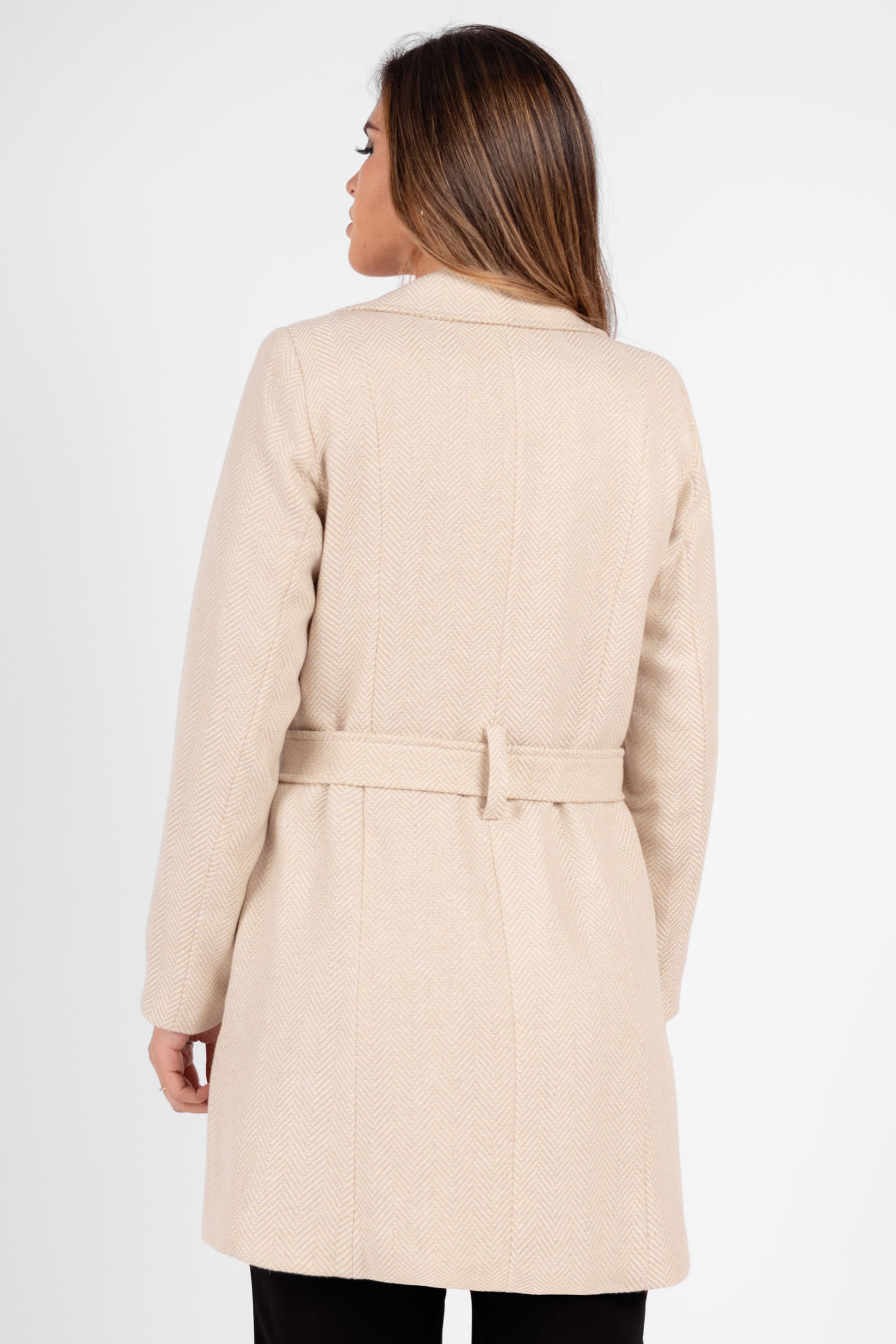 Abrigo con Correa Verónica Beige