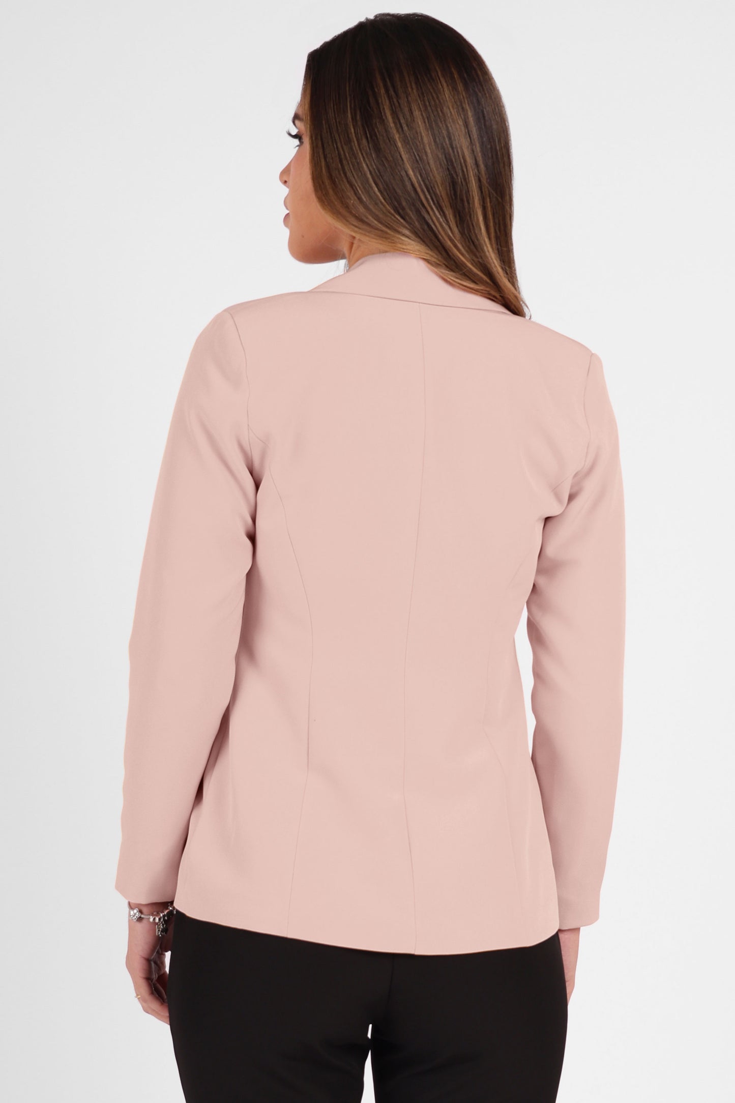 Blazer cruzado con cuatro botones Melannie Beige