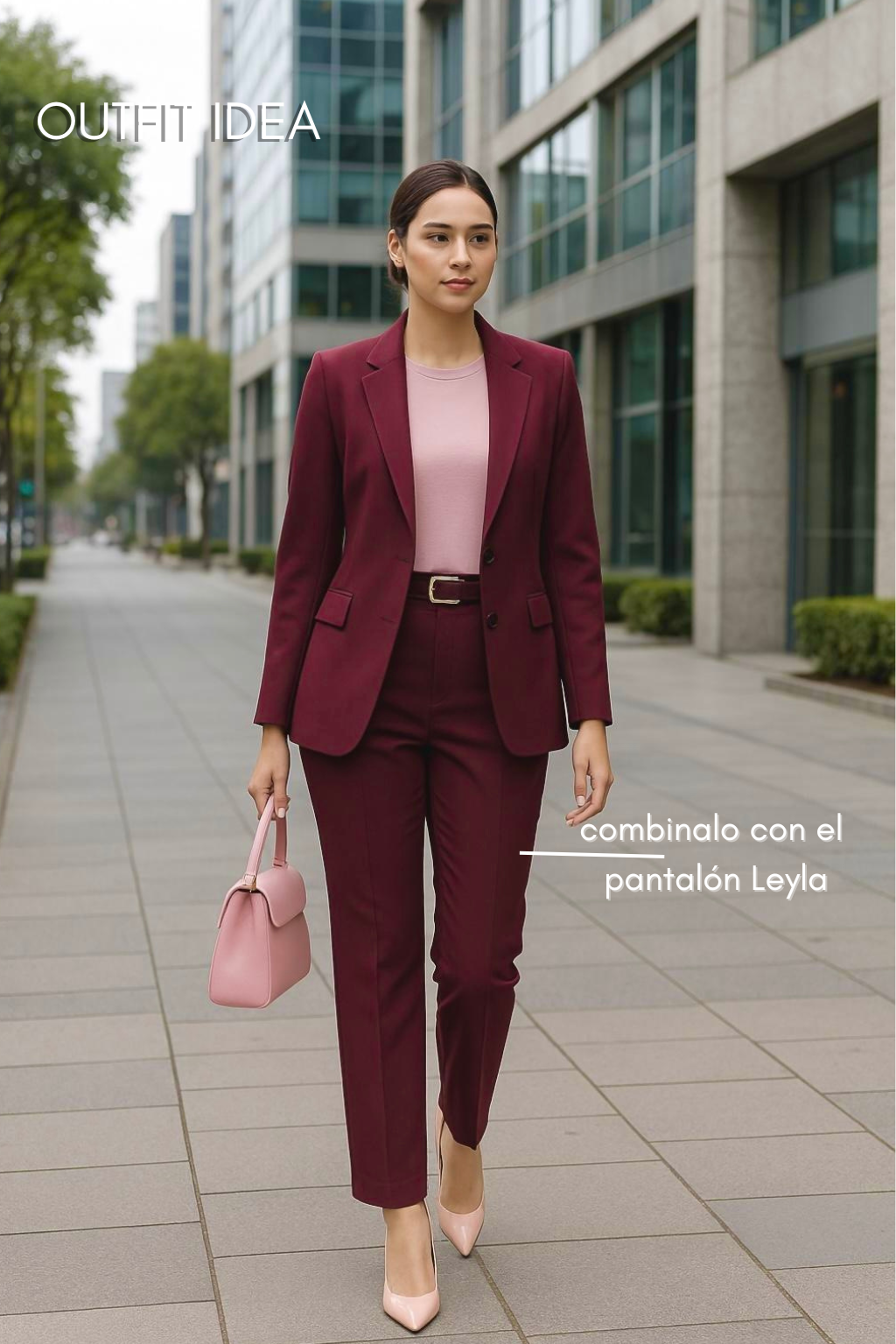 Blazer Mirka Borgoña