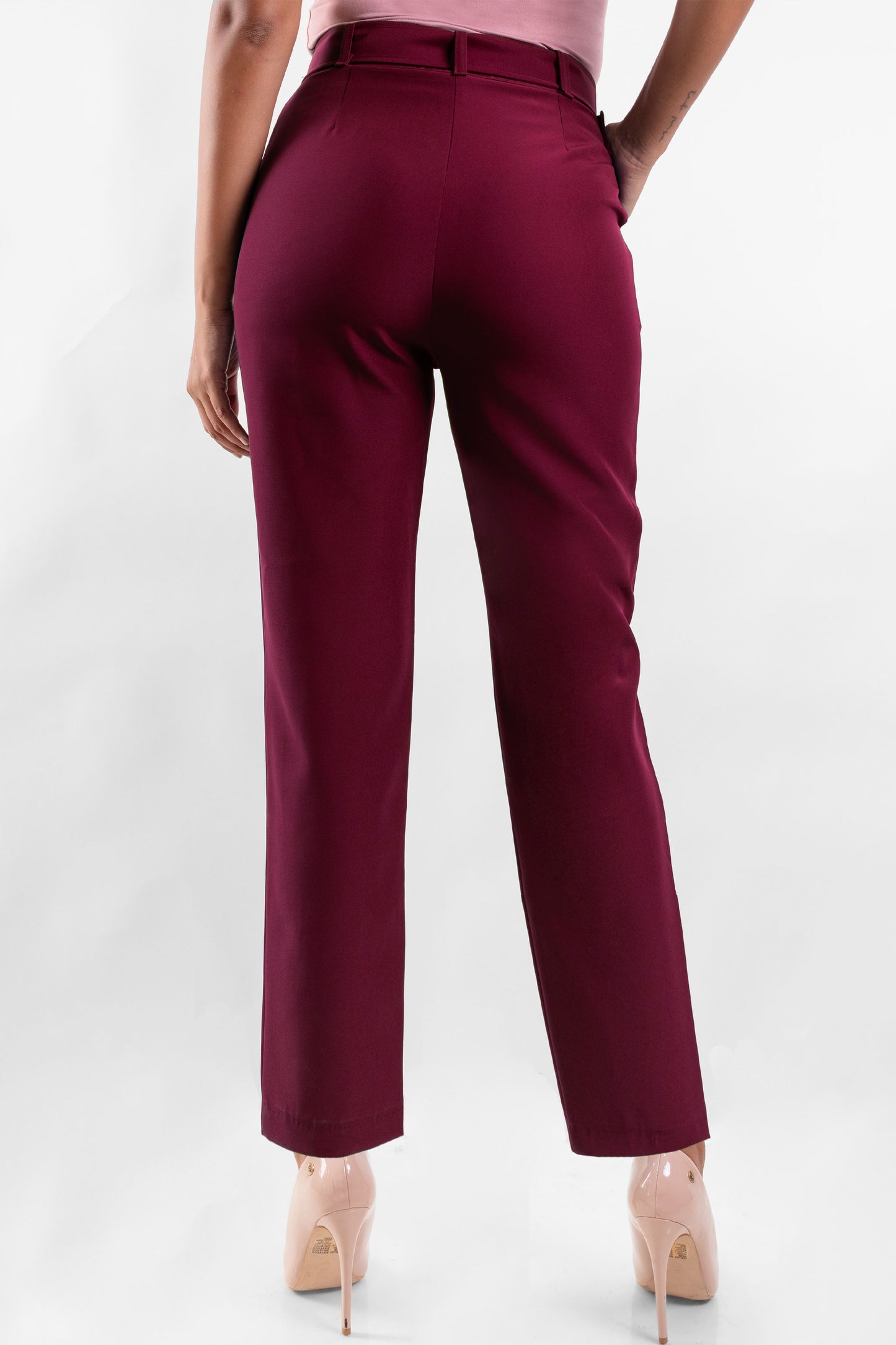 Pantalon Leyla Borgona