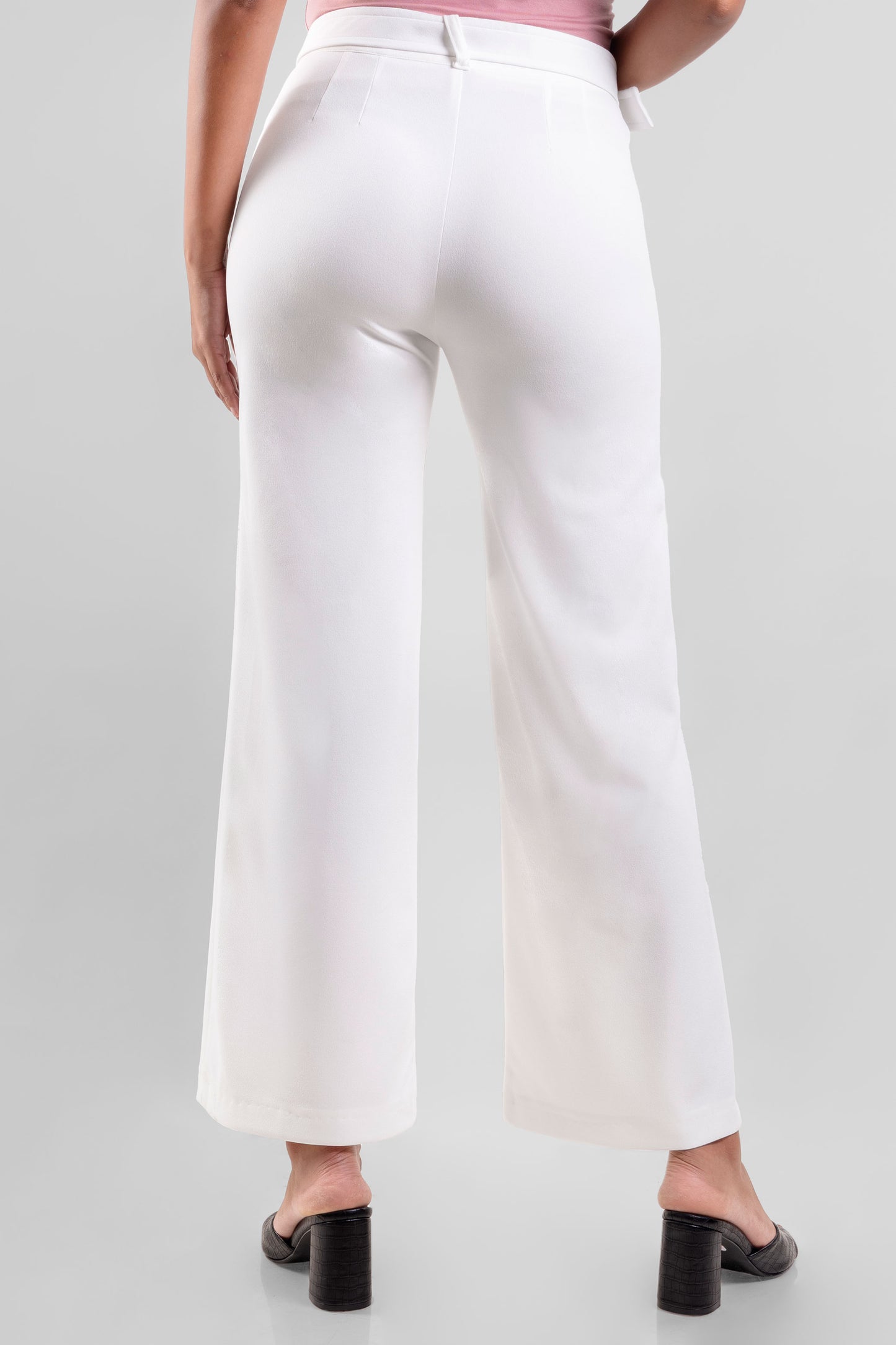 Pantalón Palazzo Marcela Blanco Ivory