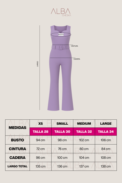 ENTERIZO ARLET LILA