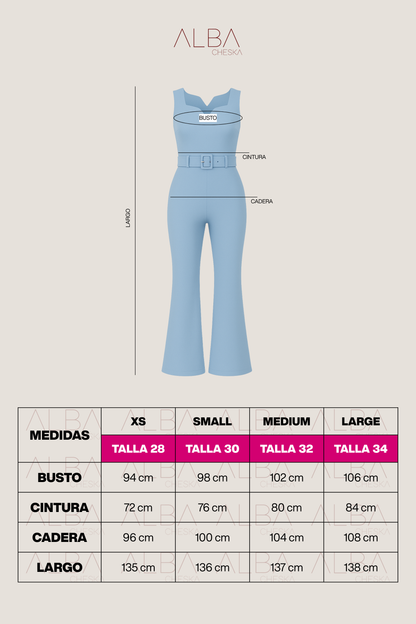 ENTERIZO ARLET CELESTE