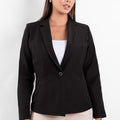 Blazer con botones forrado Leydi negro