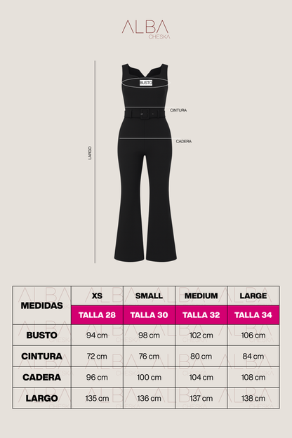 ENTERIZO ARLET NEGRO