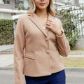 Blazer de Paño Andrea Beige