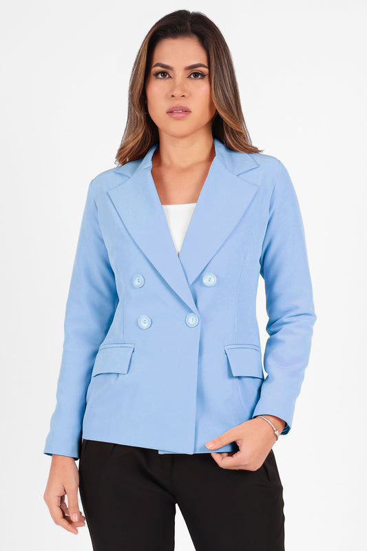 Blazer cruzado con cuatro botones Melannie Celeste