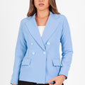 Blazer cruzado con cuatro botones Melannie Celeste