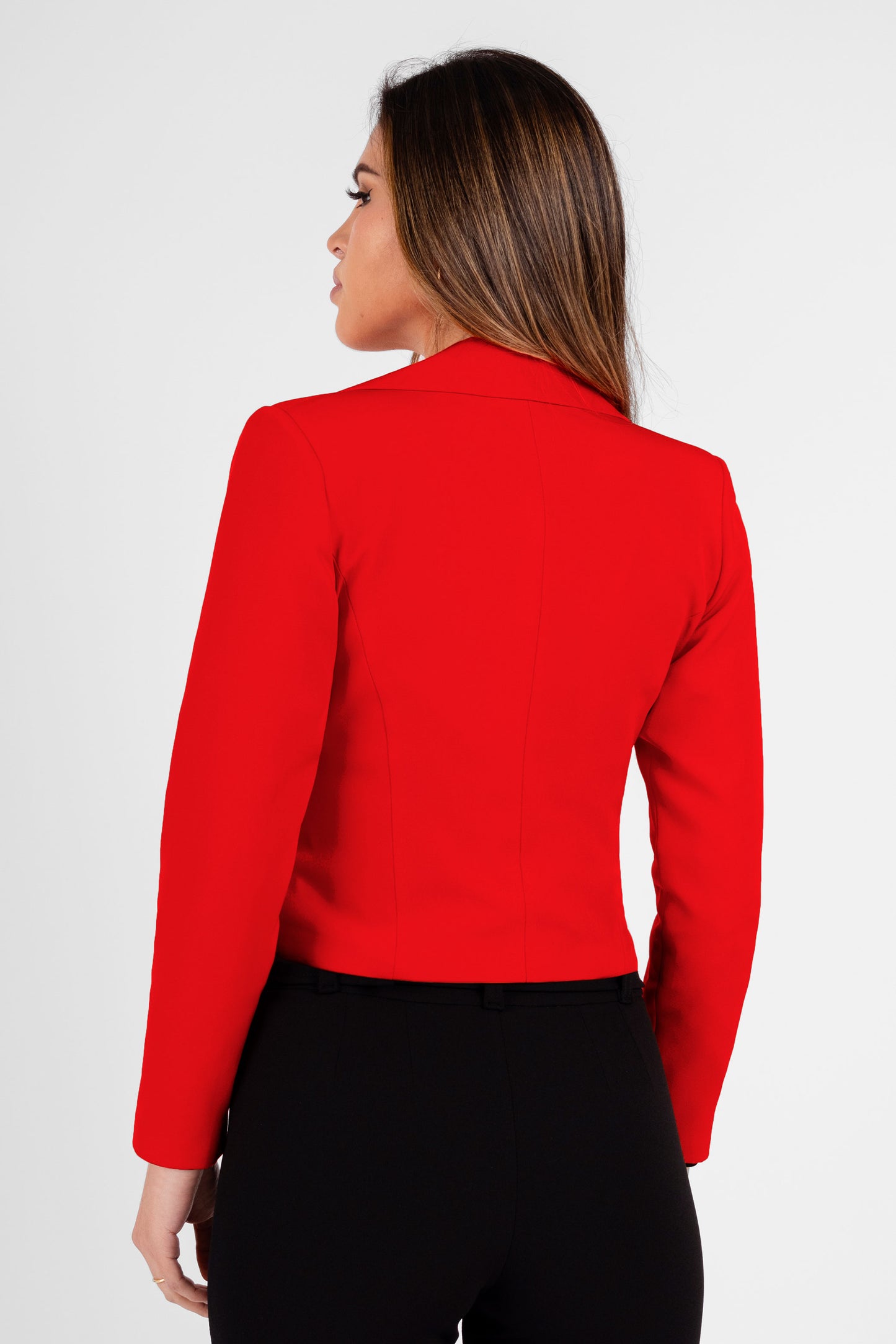 Blazer Cropped Addie Rojo