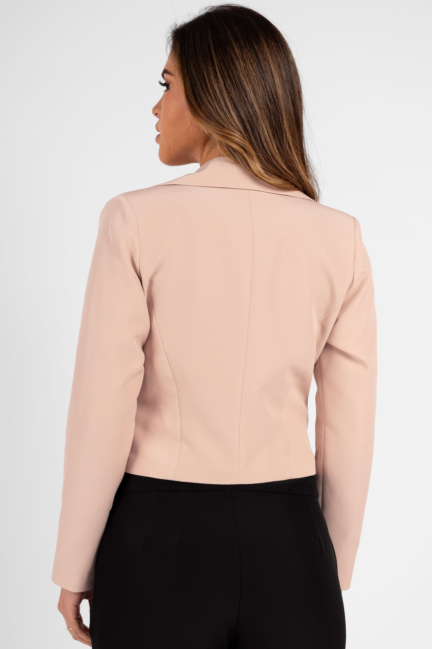 Blazer Cropped Addie Beige