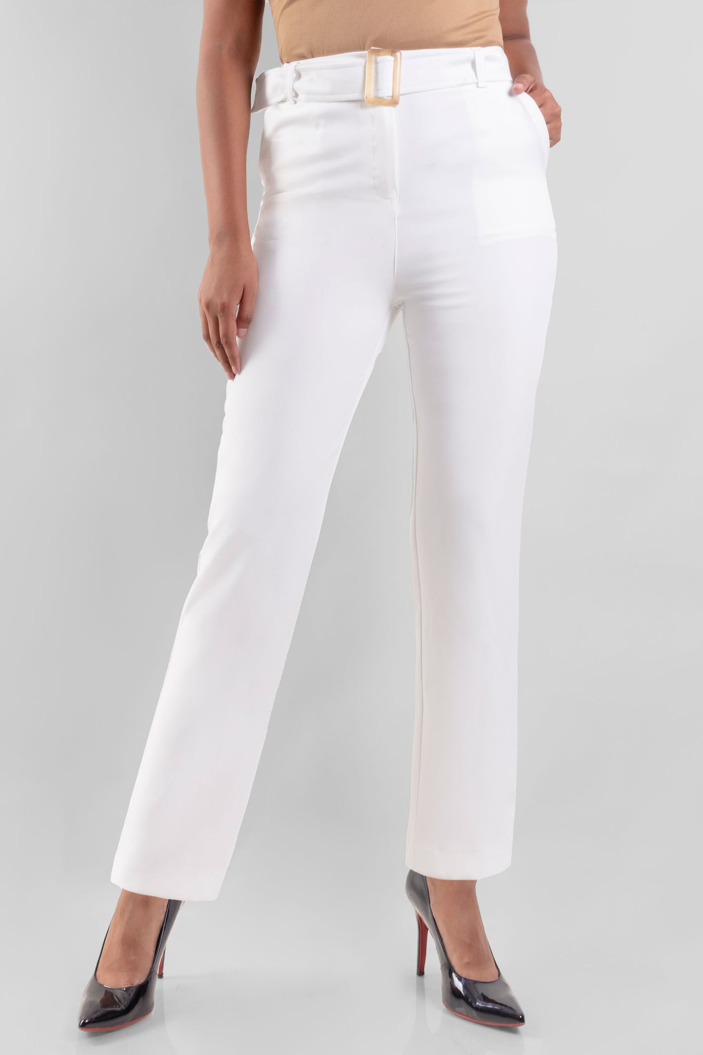 Pantalon Leyla Blanco Ivory